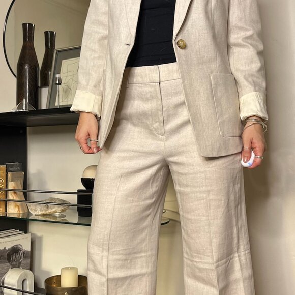 J.CREW HELENA(Brand new w/ Tags) Linen Blend Blazer Suit Set - Picture 6 of 16